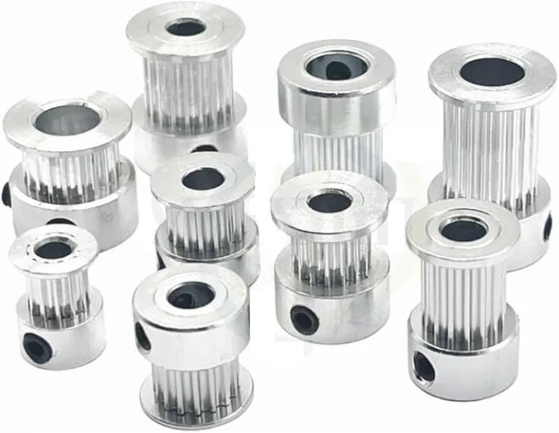 GT2 توقيت بكلي 16 سن قطر تجويف 6.35 مم 10 مم عجلة تروس متزامنة أجزاء طابعة ثلاثية الأبعاد - Image 3